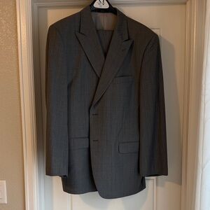 Classic Gray Pinstripe Men's Suit